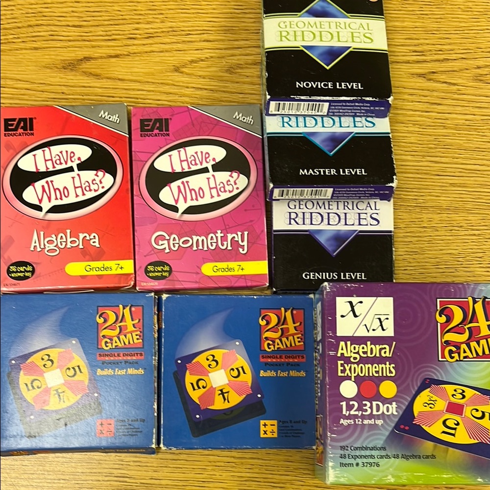 Educational Card Game Bundle
